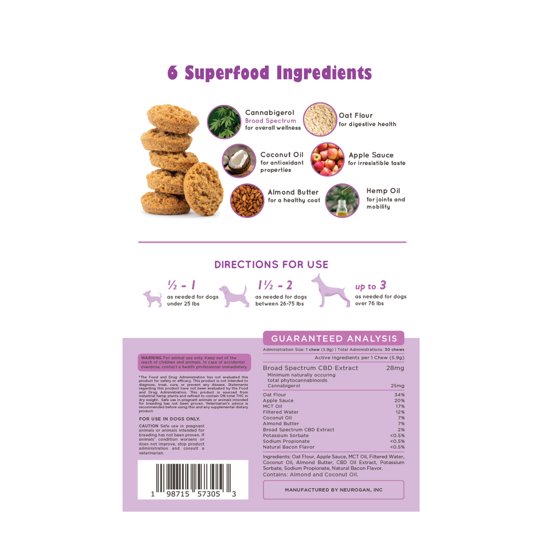Mobility CBG Dog Treats