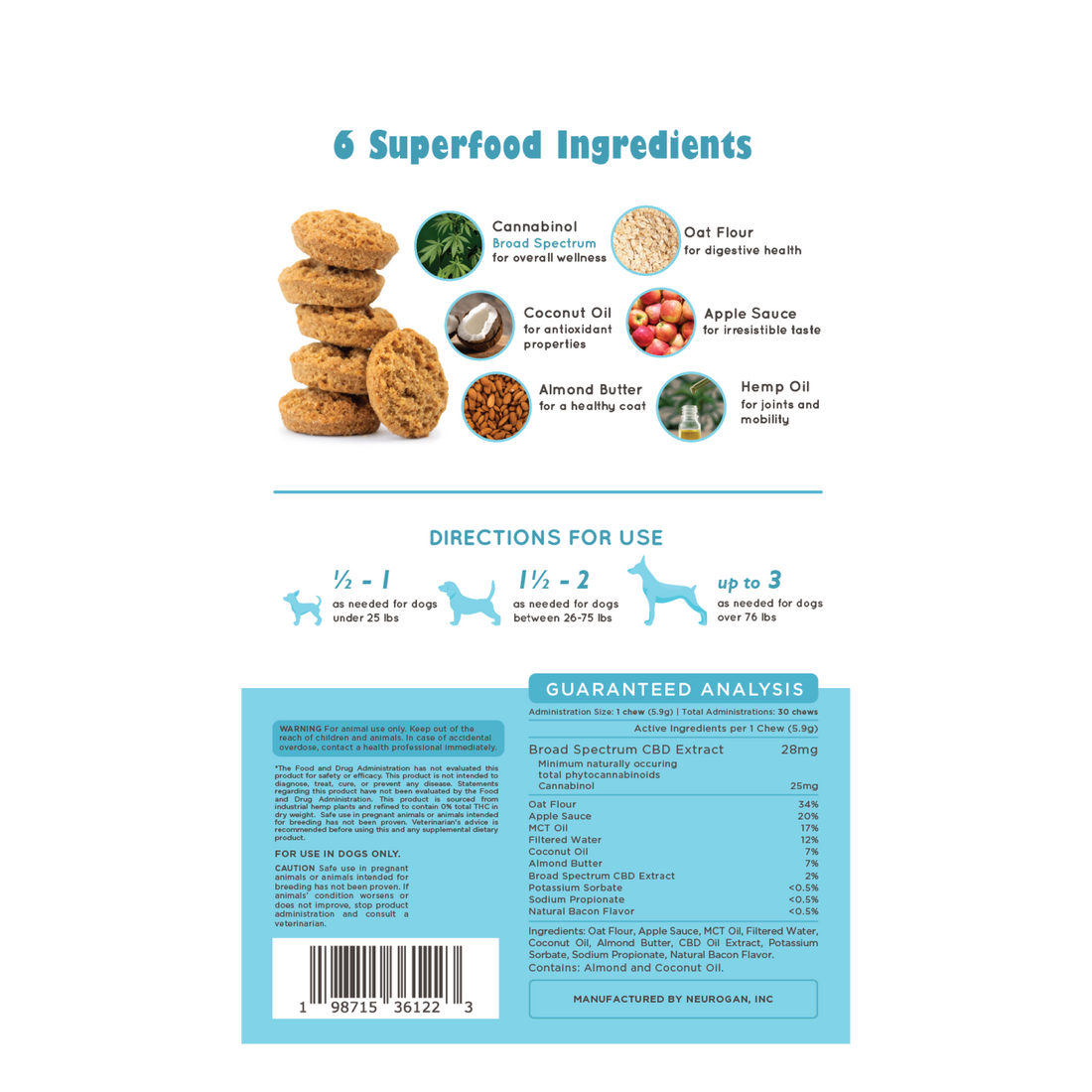Relax CBN Dog Treats